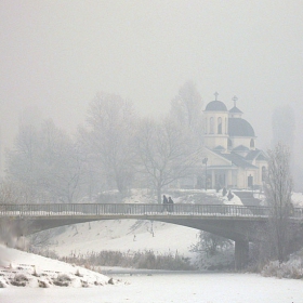 в мъглата