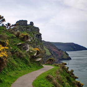 A path along the ocean