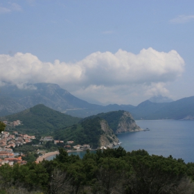 montenegro coast, village of Bar