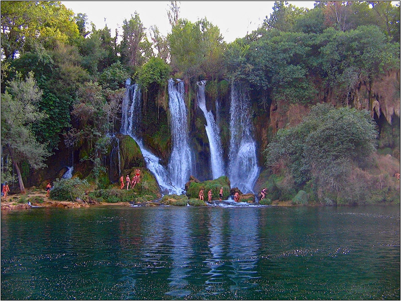 Vaterfall Kravice Bosnia