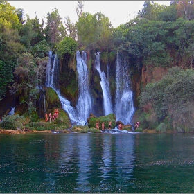 Vaterfall Kravice Bosnia