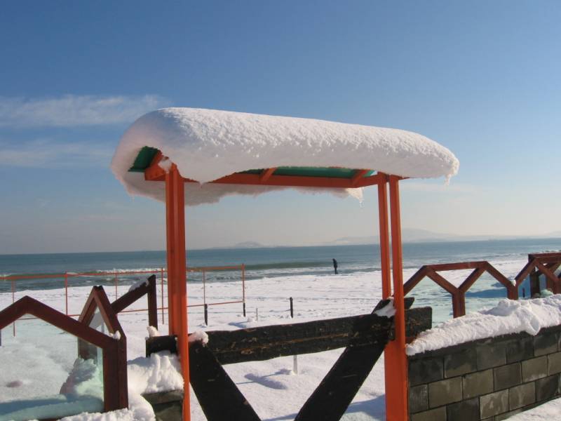 Бургаския плаж Зима 2005