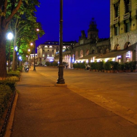 Bergamo at night