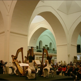 Концерт за 4 арфи в изпълнение на италианския White Harps Quartet