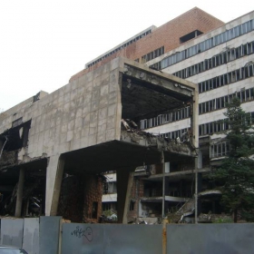 Bombed building in Belgrade 2