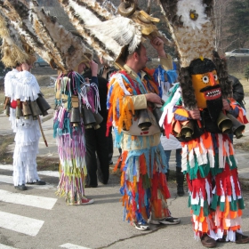 Кукери от фестивала в Перник