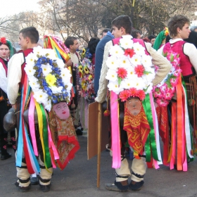 Кукери от фестивала в Перник