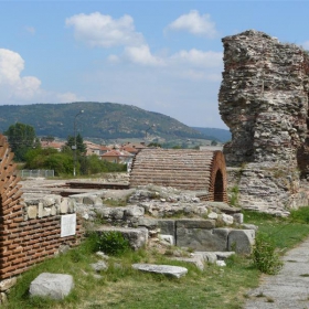 Крепостната стена в гр. Хисаря