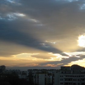 Sunset on 16.03.2008