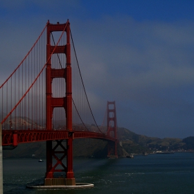 The Golden Gate Bridge at Mist