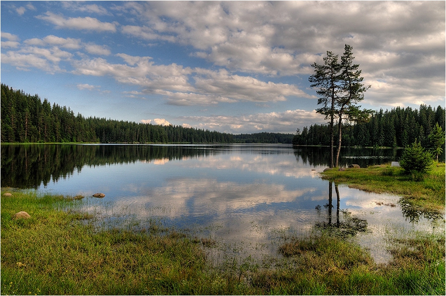 панорама от язовир Широка поляна