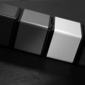 cubes in b/w