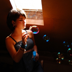 Bubble girl