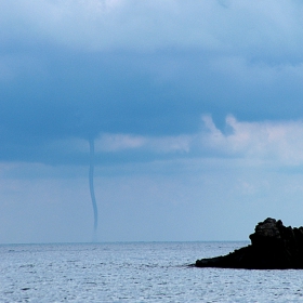 Торнадо в Черно море / Иракли 07.07.08
