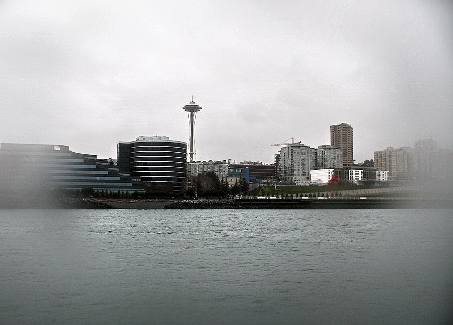  Space Needle, Seattle - един зимен ден