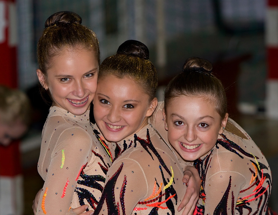 Three Ukrainian girls
