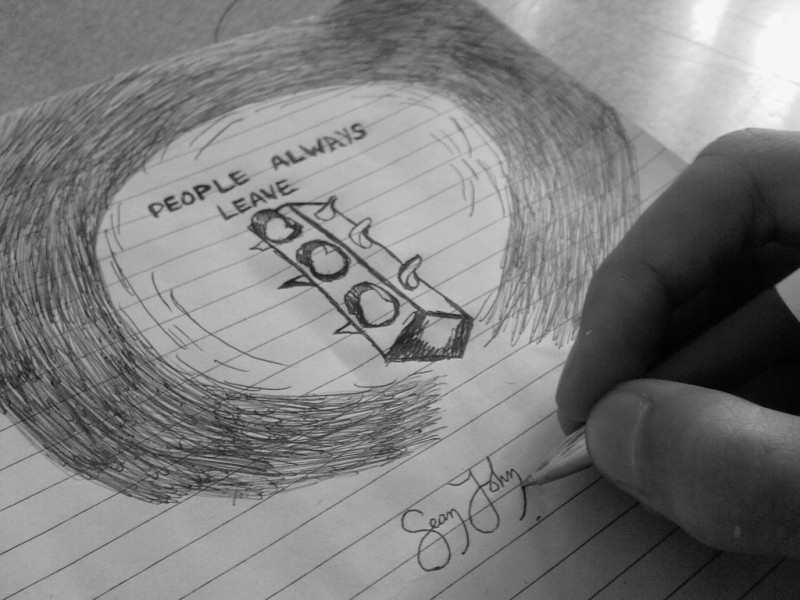 People always leave ...