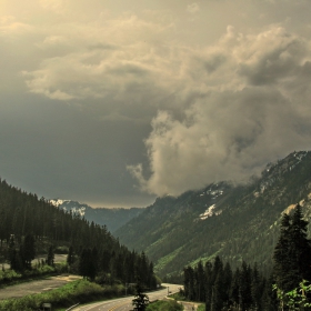 Тук през цялата година има сняг (Stevens Pass)