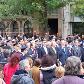 Кметът на Солун и големците на града