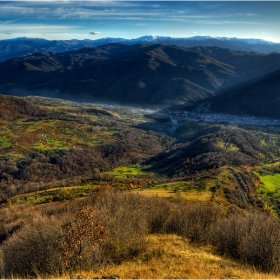 Панорамно от Острич...