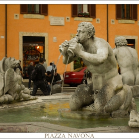 Piazza Navona, детайл