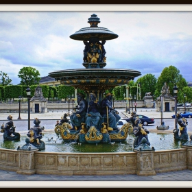 Fontaine       Place de la Concorde Paris