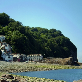 Clovelly at low tide