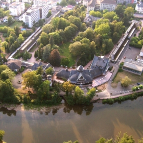 Bad Muenster am Stein - поглед от  високо