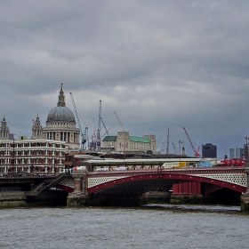 Blackfriar's Railway Bridge & St.Paul's Cathedral