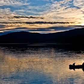 boat on the dam