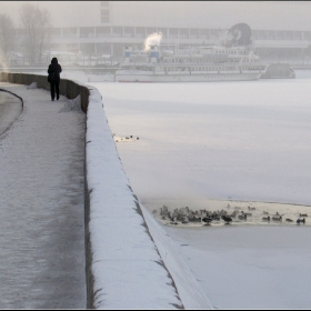 в Москве холодно