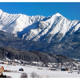 Алпийски гледки от колата