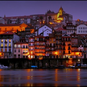 Porto at night