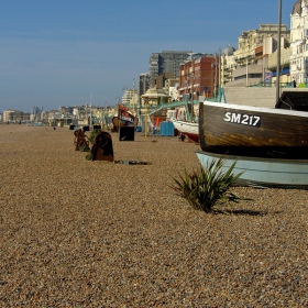 Brighton beach.UK