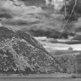 Storm Coast,Wellington-New Zealand/BW