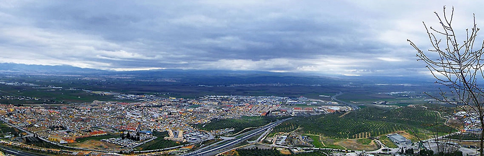 Панорама към Гранада  -  Panorama de Granada
