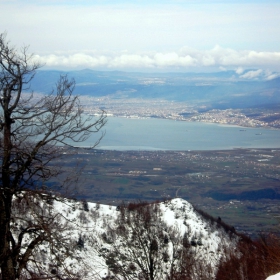 Поглед към Мраморно море, от ски курорта Картепе!))