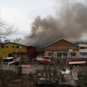 Пожар в склад на Илиянци