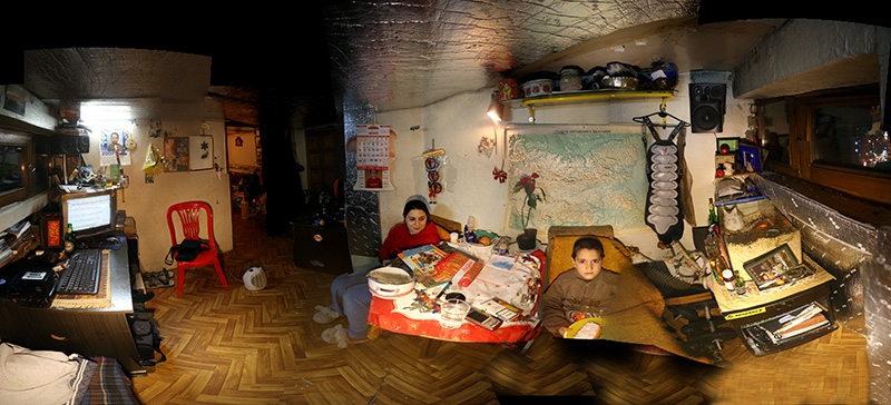 at home