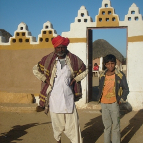 Khuri,pustiniata Thar,India