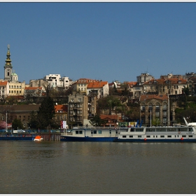 Белград - поглед към стария град и реката