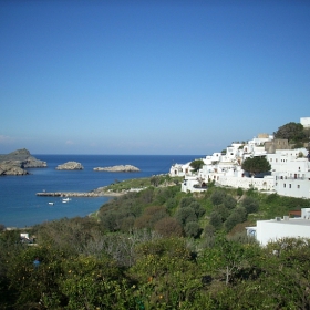 Lindos port