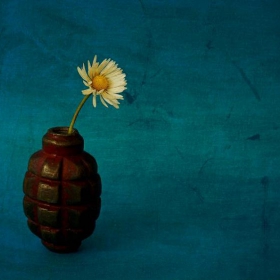 The hand grenade flower