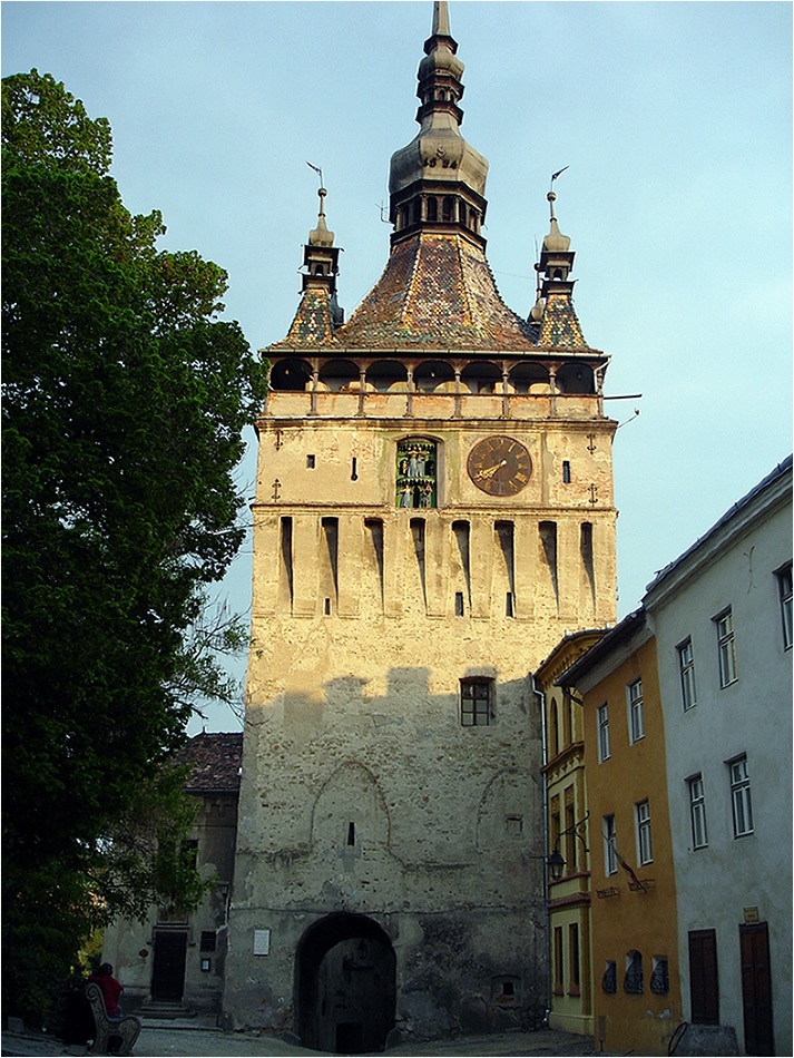 гр. Сигишоара, Румъния - часовниковата кула