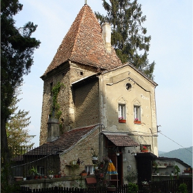 гр. Сигишоара, Румъния - кула от крепостната стена на Цитаделата