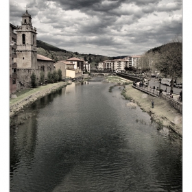 El rio de Balmaseda (Espana)