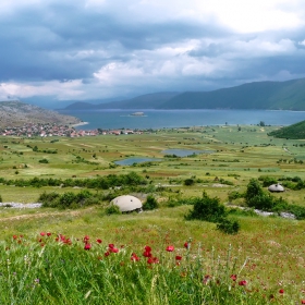 Бункери по брега на Преспа