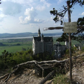 Neuschwanstein поглед от високо