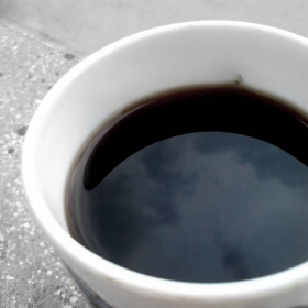 the sky in a cup of coffee