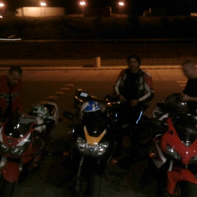 The night of the ride - photo with HO IPAQ smartphone